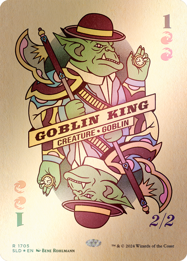 Goblin King (1705) (Rainbow Foil) [Secret Lair Drop Series] | Lots Moore NSW