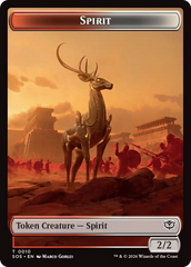Inkling (0006) // Spirit (0010) Double-Sided Token [Secrets of Strixhaven Tokens] | Lots Moore NSW