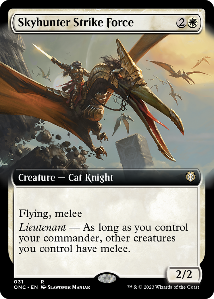 Skyhunter Strike Force (Extended Art) [Phyrexia: All Will Be One Commander] | Lots Moore NSW