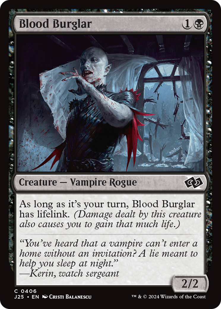 Blood Burglar [Foundations Jumpstart] | Lots Moore NSW