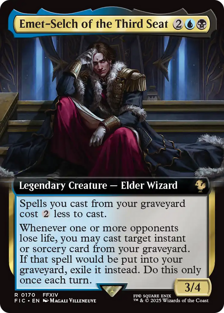 Emet-Selch of the Third Seat (Extended Art) [FINAL FANTASY Commander] | Lots Moore NSW