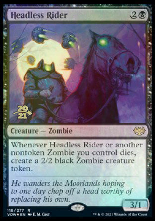 Headless Rider [Innistrad: Crimson Vow Prerelease Promos] | Lots Moore NSW