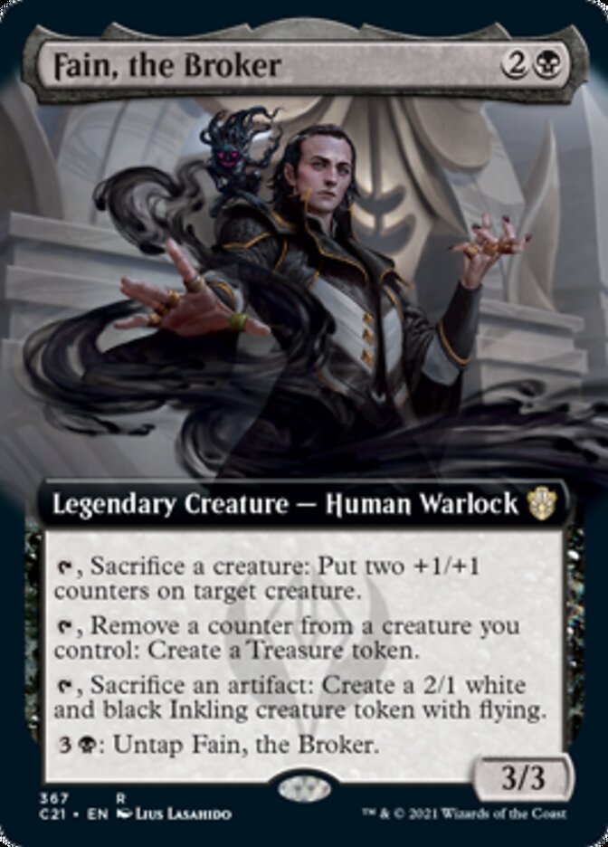 Fain, the Broker (Extended Art) [Commander 2021] | Lots Moore NSW