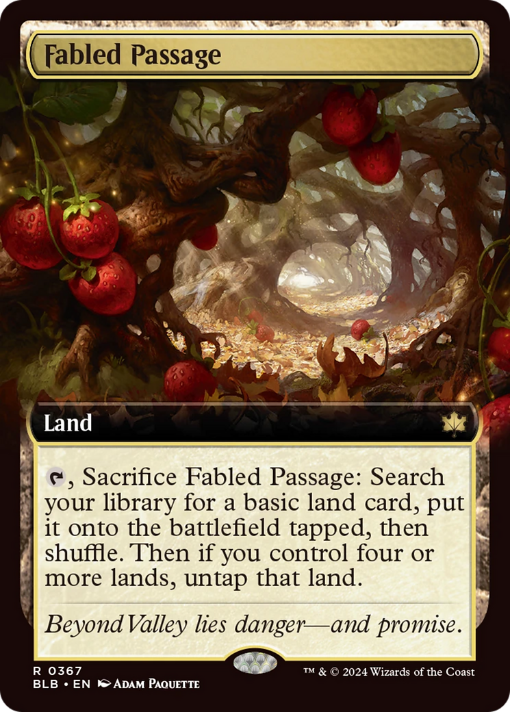 Fabled Passage (Extended Art) [Bloomburrow] | Lots Moore NSW