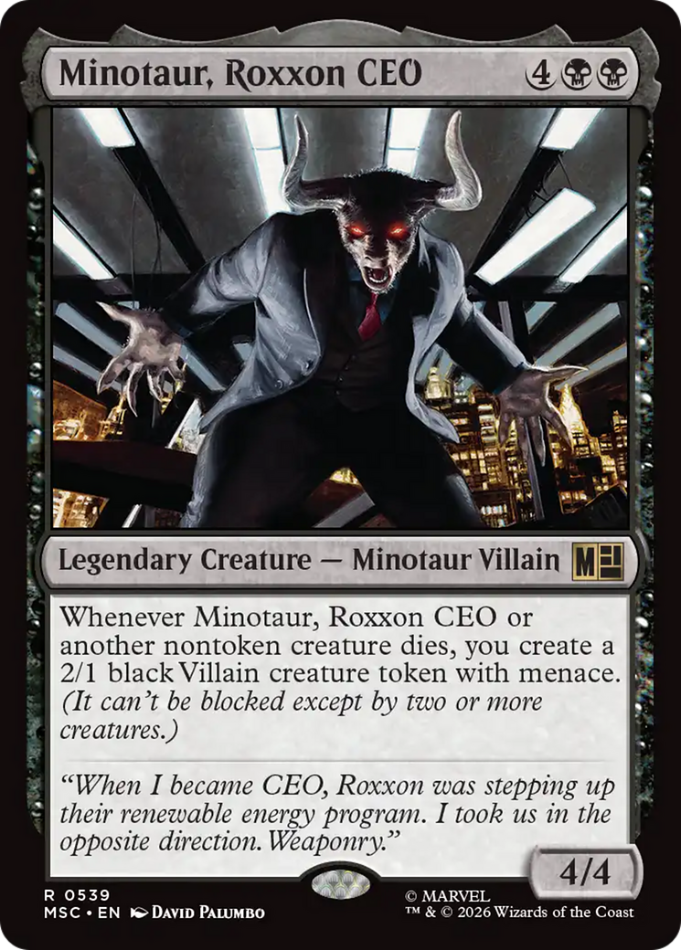 Minotaur, Roxxon CEO [Marvel Super Heroes Commander] | Lots Moore NSW