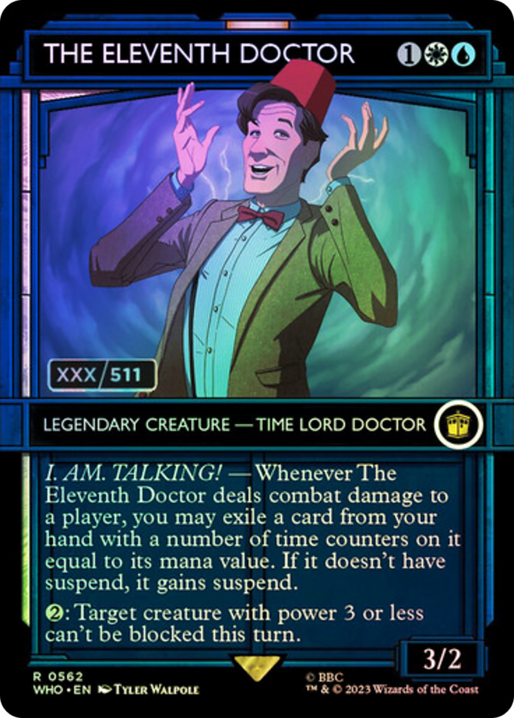 The Eleventh Doctor (Serial Numbered) [Doctor Who] | Lots Moore NSW