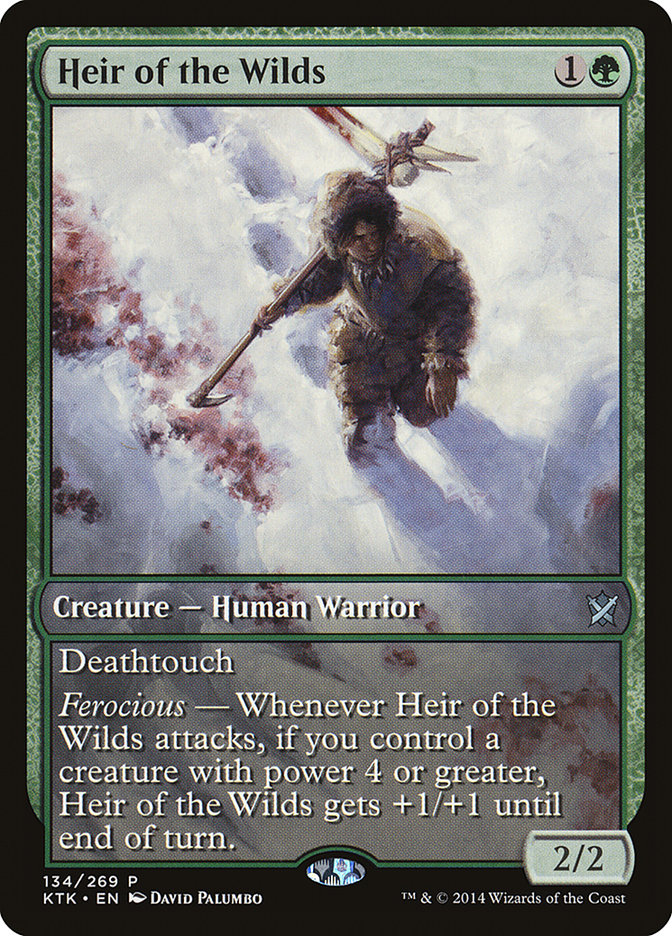 Heir of the Wilds (Game Day) (Extended Art) [Khans of Tarkir Promos] | Lots Moore NSW