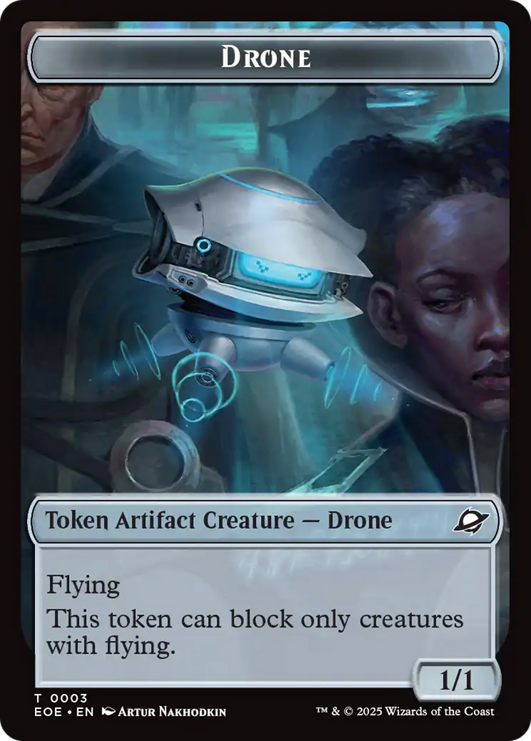Robot // Drone Double-Sided Token [Edge of Eternities Tokens] | Lots Moore NSW
