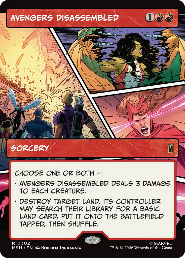 Avengers Disassembled (Borderless) [Marvel Super Heroes] | Lots Moore NSW