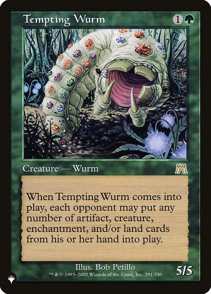 Tempting Wurm [The List] | Lots Moore NSW