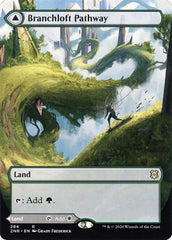 Branchloft Pathway // Boulderloft Pathway (Borderless Alternate Art) [Zendikar Rising] | Lots Moore NSW