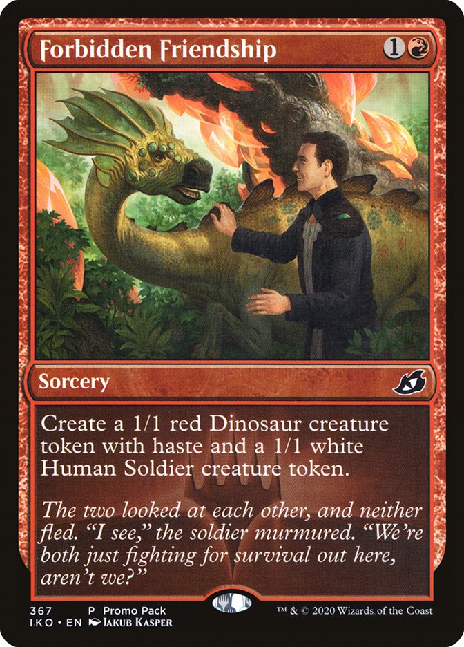 Forbidden Friendship (Promo Pack) [Ikoria: Lair of Behemoths Promos] | Lots Moore NSW