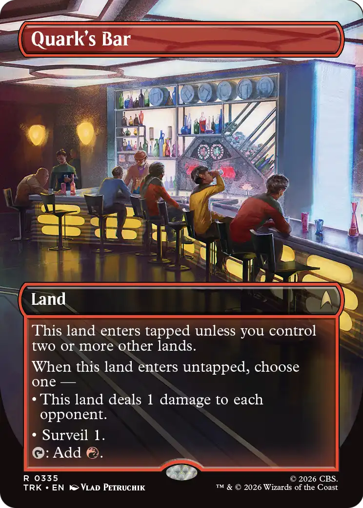 Quark's Bar (Borderless) (0335) [Star Trek] | Lots Moore NSW