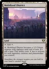 Mobilized District [Commander Masters] | Lots Moore NSW