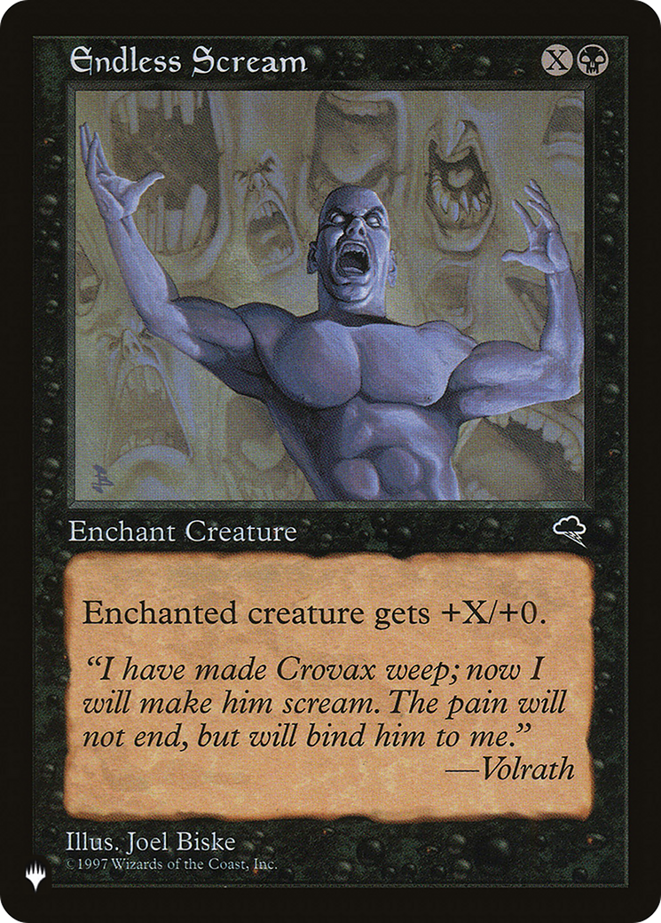 Endless Scream [The List Reprints] | Lots Moore NSW