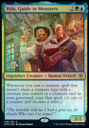 Volo, Guide to Monsters [Dungeons & Dragons: Adventures in the Forgotten Realms Prerelease Promos] | Lots Moore NSW
