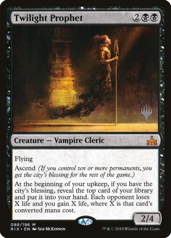 Twilight Prophet (Promo Pack) [Rivals of Ixalan Promos] | Lots Moore NSW