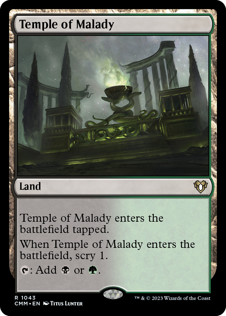 Temple of Malady [Commander Masters] | Lots Moore NSW