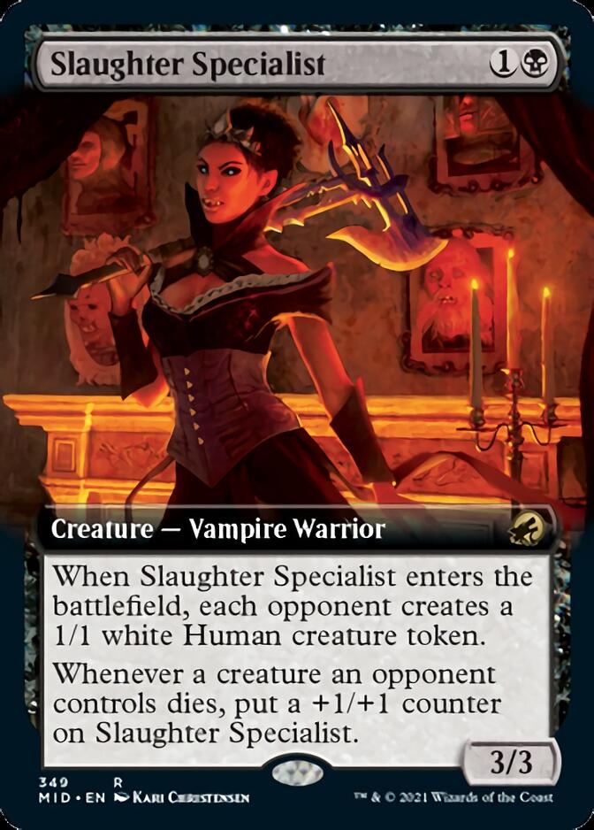 Slaughter Specialist (Extended Art) [Innistrad: Midnight Hunt] | Lots Moore NSW