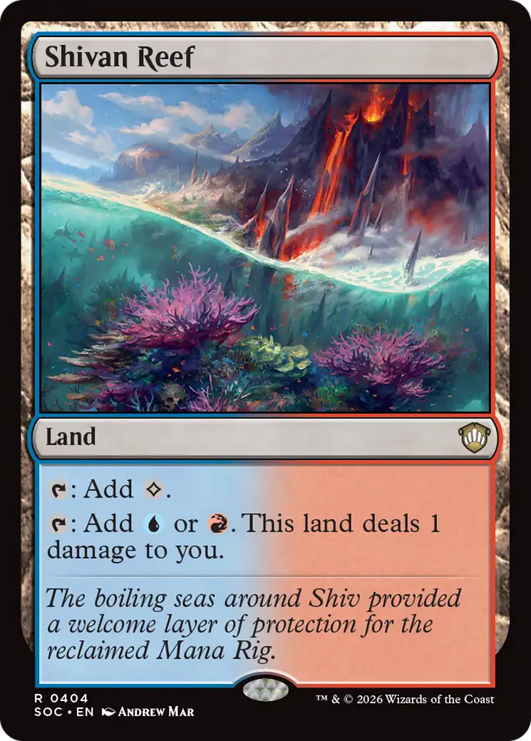 Shivan Reef [Secrets of Strixhaven Commander] | Lots Moore NSW