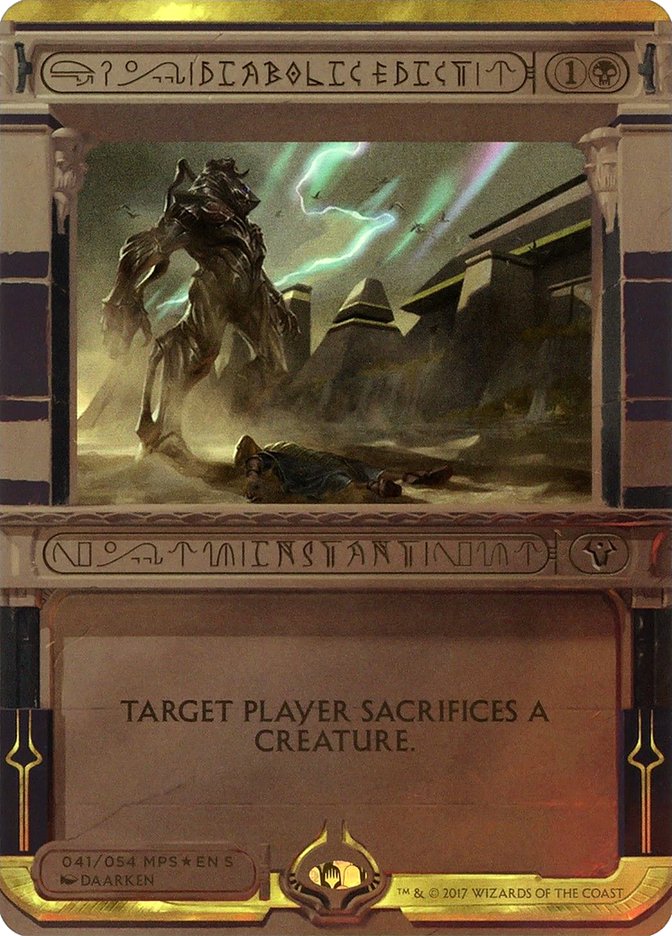 Diabolic Edict (Invocation) [Amonkhet Invocations] | Lots Moore NSW