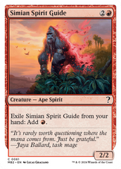 Simian Spirit Guide (White Border) [Mystery Booster 2] | Lots Moore NSW