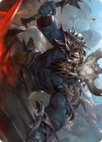 Frenzied Raider Art Card [Kaldheim Art Series] | Lots Moore NSW