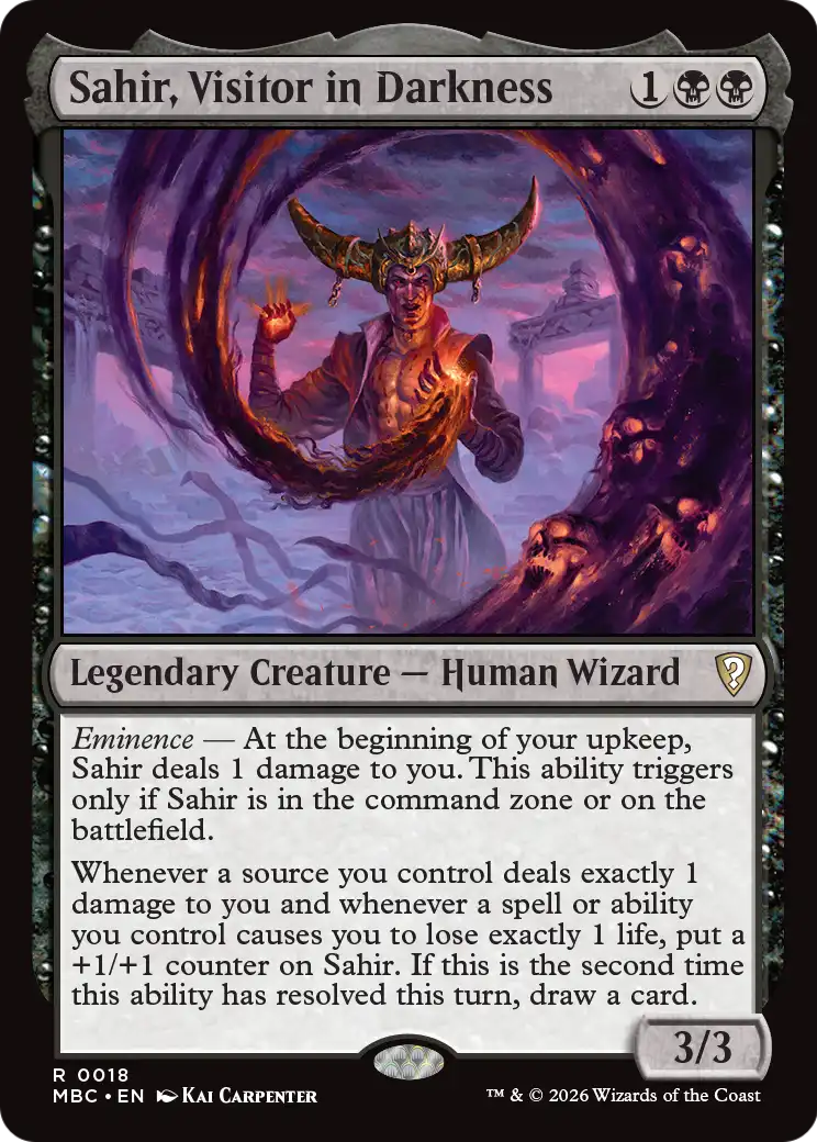 Sahir, Visitor in Darkness [Mystery Booster: Commander Edition] | Lots Moore NSW