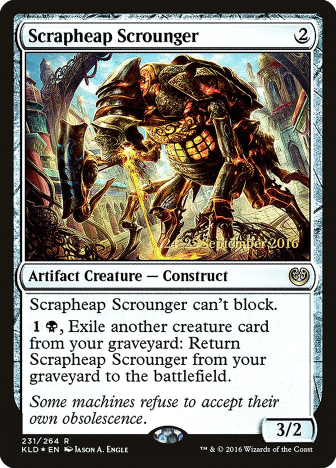 Scrapheap Scrounger [Kaladesh Prerelease Promos] | Lots Moore NSW