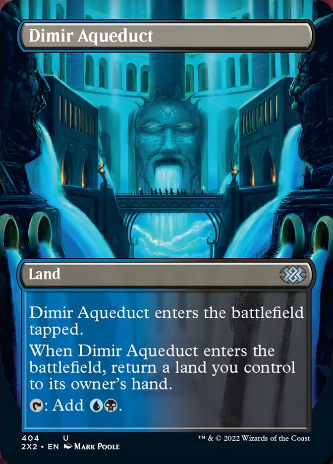 Dimir Aqueduct (Borderless Alternate Art) [Double Masters 2022] | Lots Moore NSW