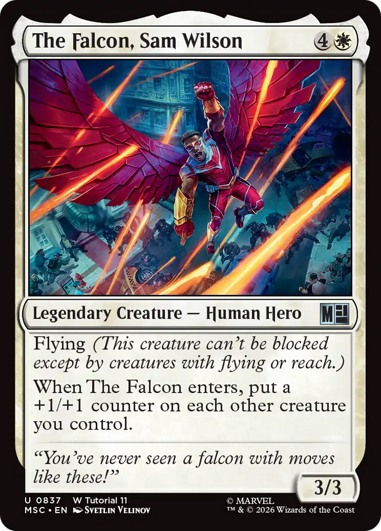 The Falcon, Sam Wilson (0837) [Marvel Super Heroes Commander] | Lots Moore NSW