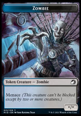 Human // Zombie (015) Double-Sided Token [Innistrad: Midnight Hunt Tokens] | Lots Moore NSW