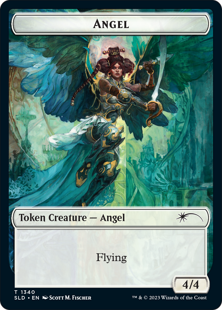 Angel (SLD) // Soldier (GRN) Double-Sided Token [Secret Lair: Angels Tokens] | Lots Moore NSW