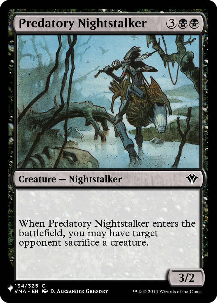 Predatory Nightstalker [The List] | Lots Moore NSW