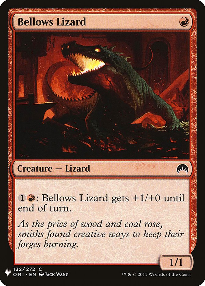 Bellows Lizard [Mystery Booster] | Lots Moore NSW