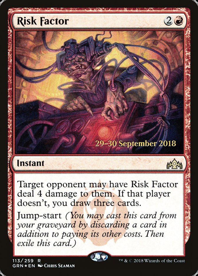 Risk Factor [Guilds of Ravnica Prerelease Promos] | Lots Moore NSW