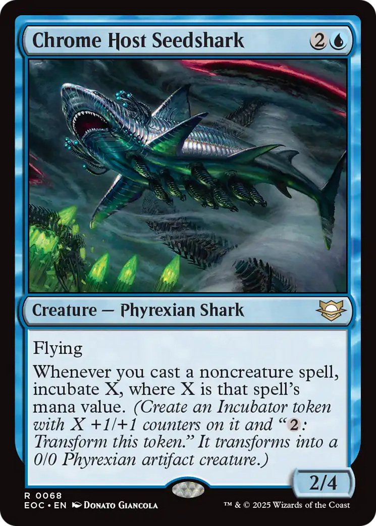 Chrome Host Seedshark [Edge of Eternities Commander] | Lots Moore NSW