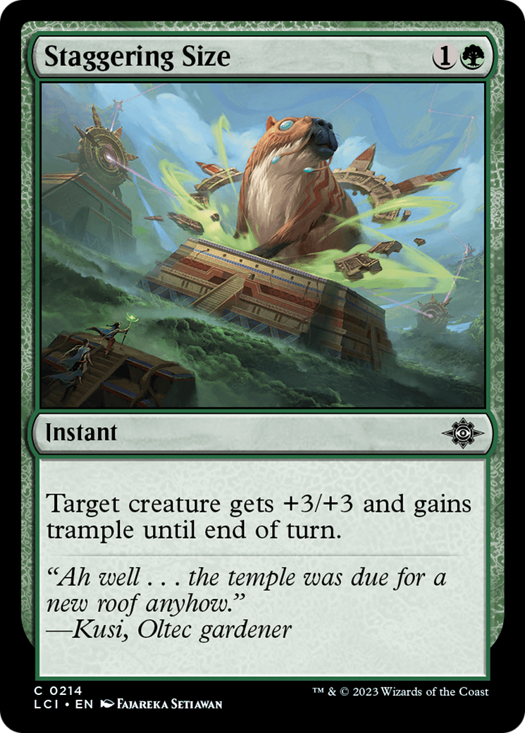 Staggering Size [The Lost Caverns of Ixalan] | Lots Moore NSW