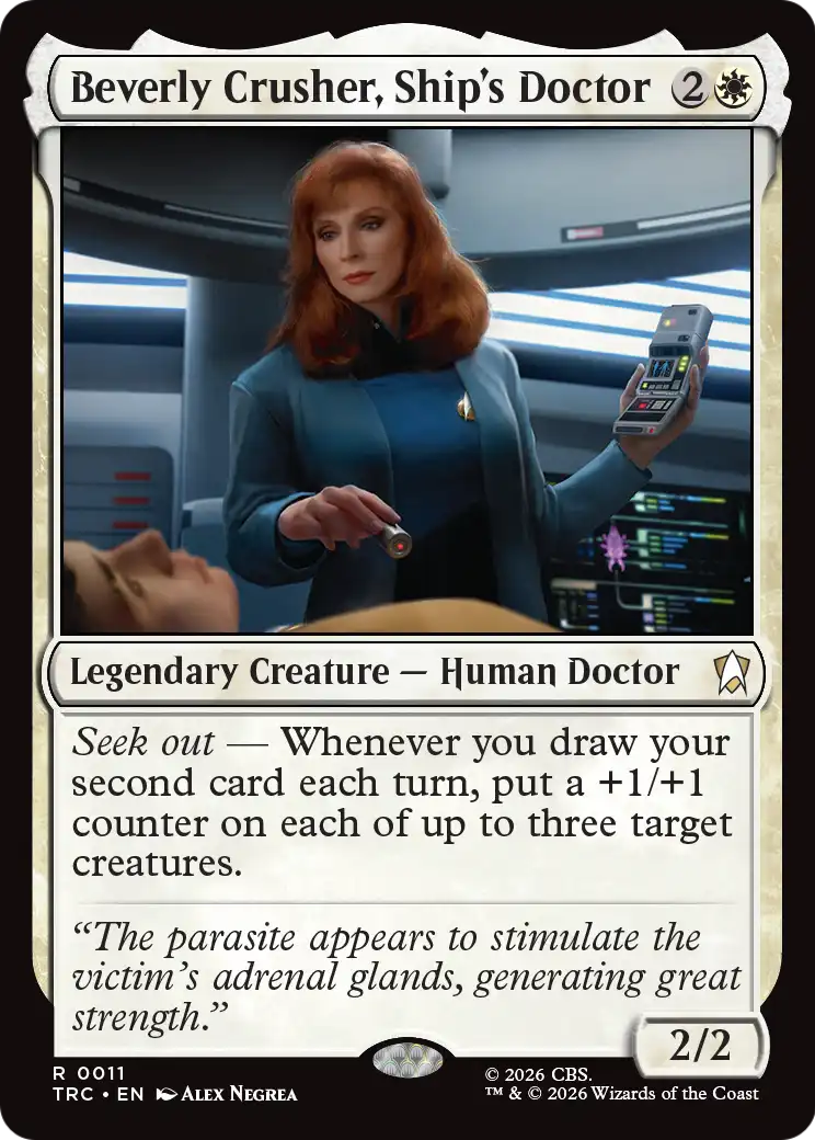 Beverly Crusher, Ship's Doctor (Surge Foil) [Star Trek Commander] | Lots Moore NSW