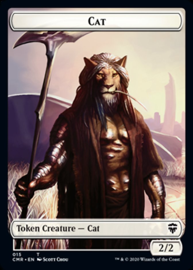 Cat // Soldier Double-Sided Token [Commander Legends Tokens] | Lots Moore NSW