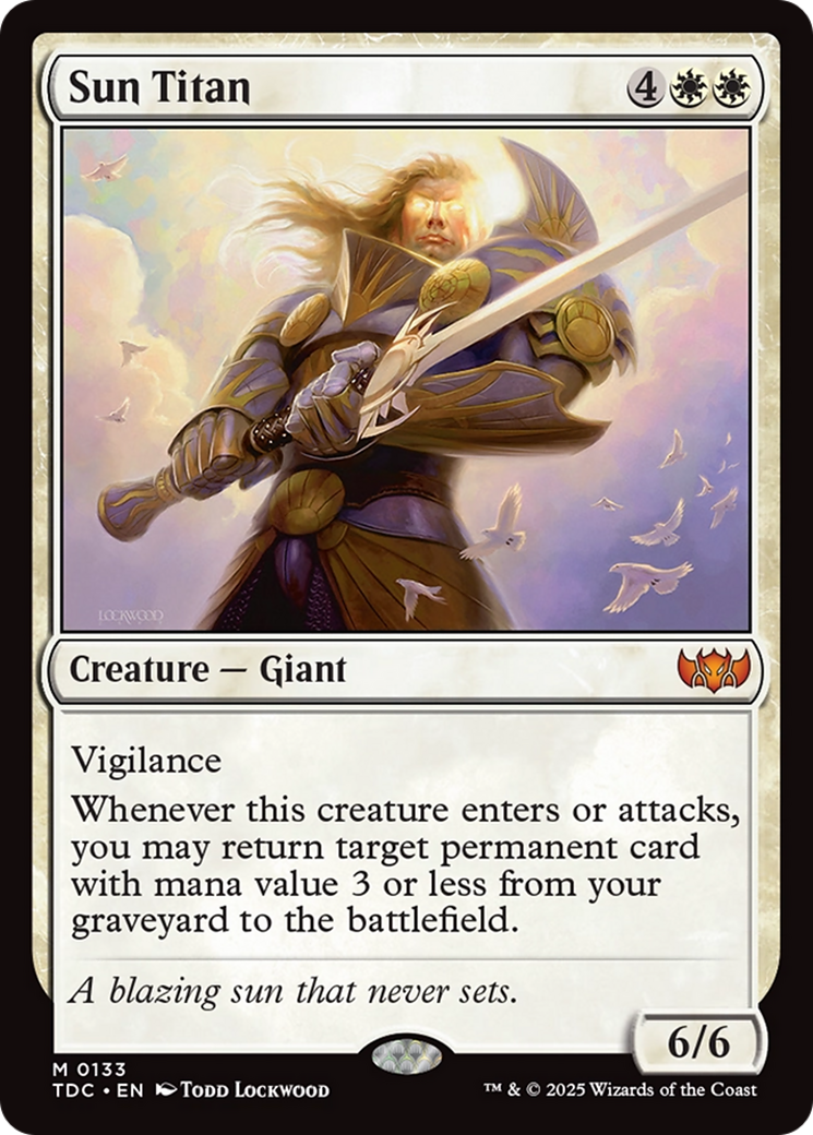 Sun Titan [Tarkir: Dragonstorm Commander] | Lots Moore NSW