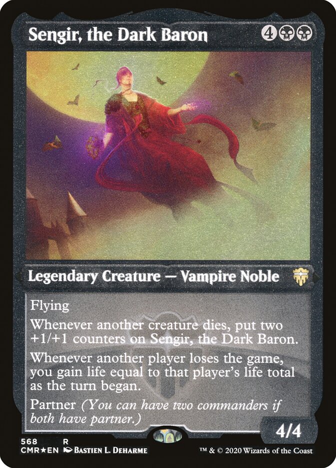 Sengir, the Dark Baron (Etched) [Commander Legends] | Lots Moore NSW