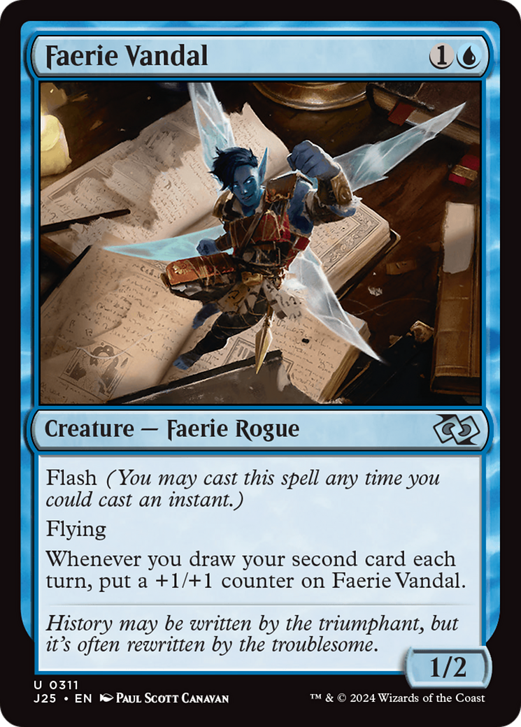 Faerie Vandal [Foundations Jumpstart] | Lots Moore NSW