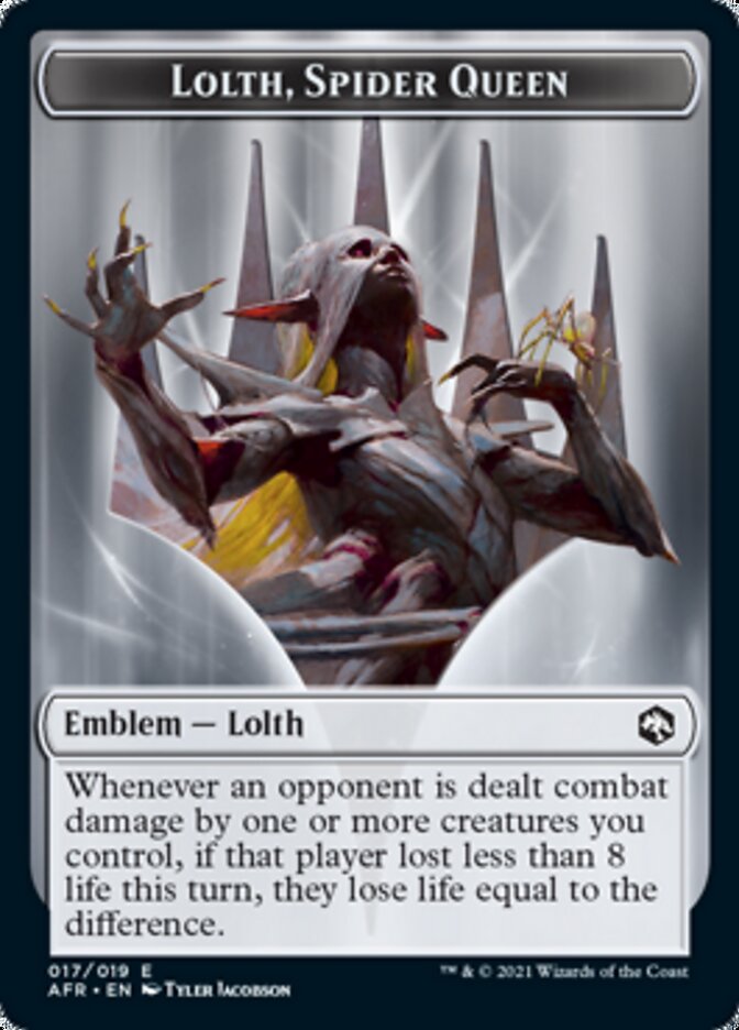 Lolth, Spider Queen Emblem [Dungeons & Dragons: Adventures in the Forgotten Realms Tokens] | Lots Moore NSW