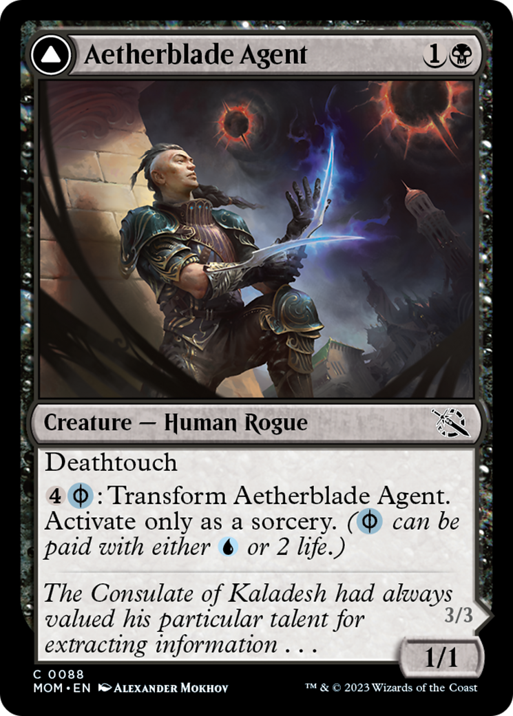 Aetherblade Agent // Gitaxian Mindstinger [March of the Machine] | Lots Moore NSW