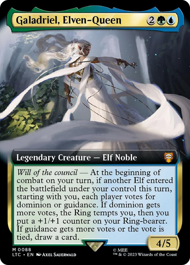 Galadriel, Elven-Queen (Extended Art) [The Lord of the Rings: Tales of Middle-Earth Commander] | Lots Moore NSW