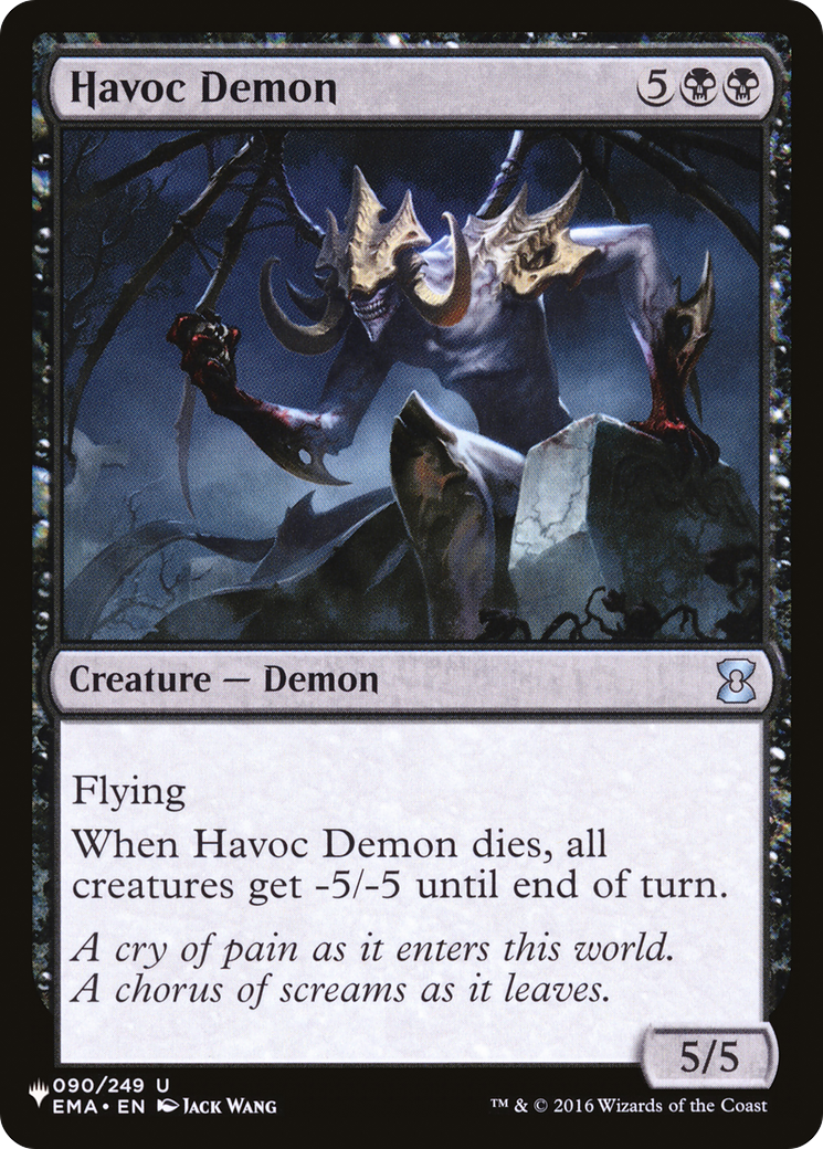 Havoc Demon [The List Reprints] | Lots Moore NSW