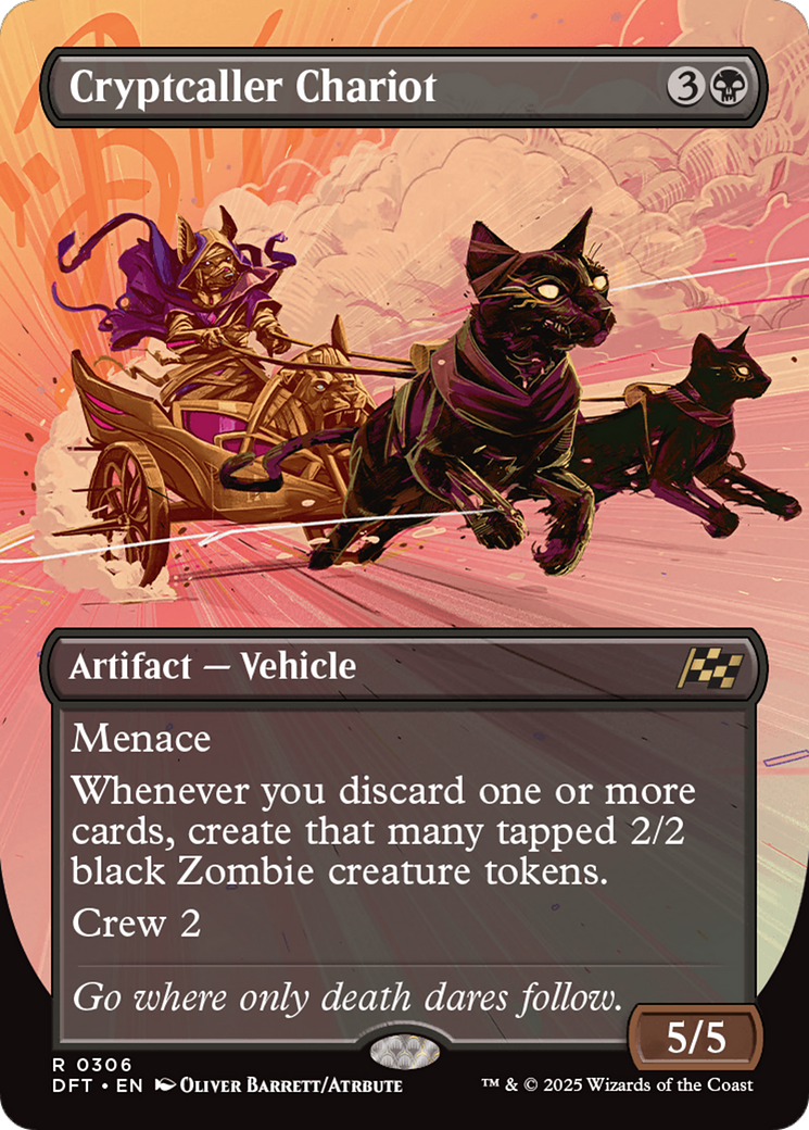 Cryptcaller Chariot (Borderless) [Aetherdrift] | Lots Moore NSW