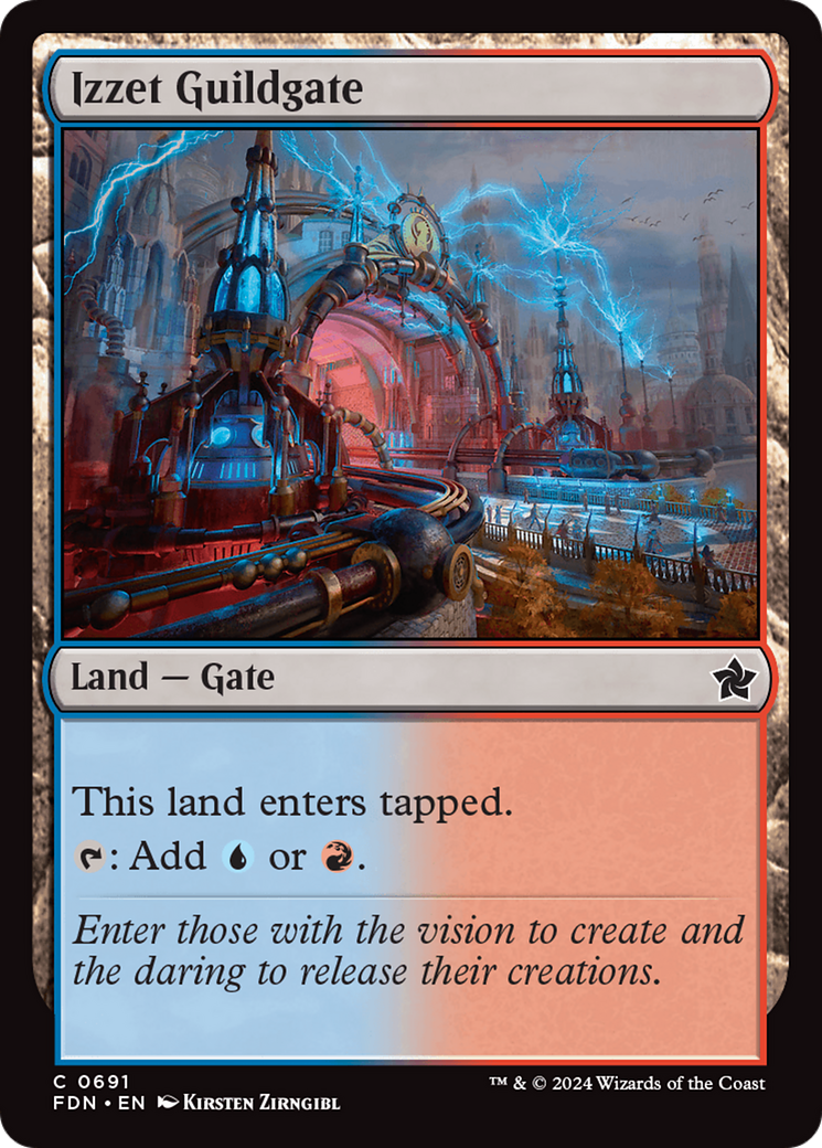 Izzet Guildgate [Foundations] | Lots Moore NSW