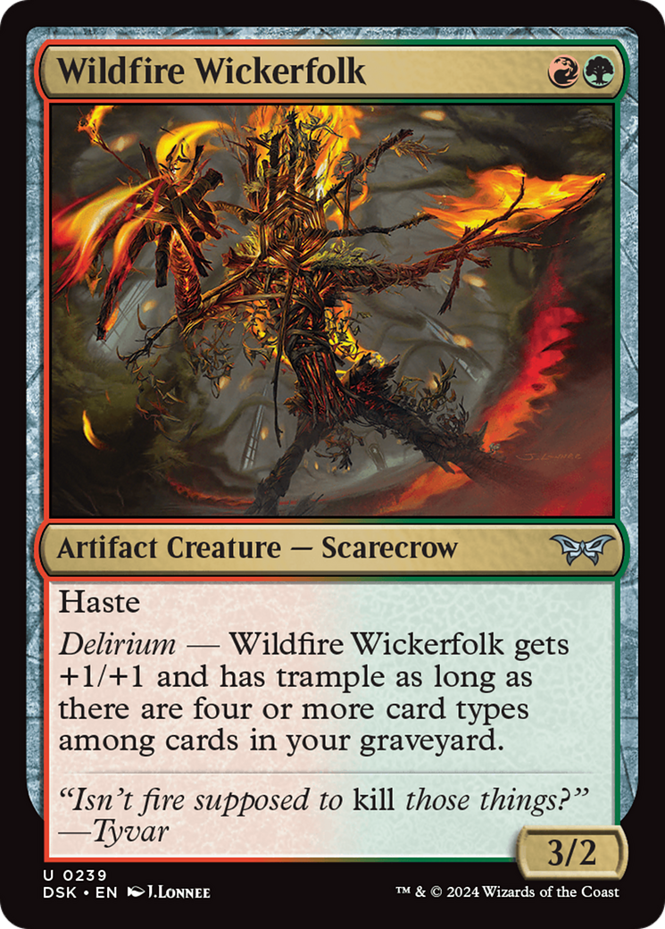 Wildfire Wickerfolk [Duskmourn: House of Horror] | Lots Moore NSW